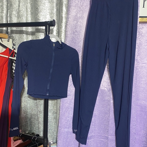 Trendy Navy 2pc Lucky Label Set - Picture 3 of 6